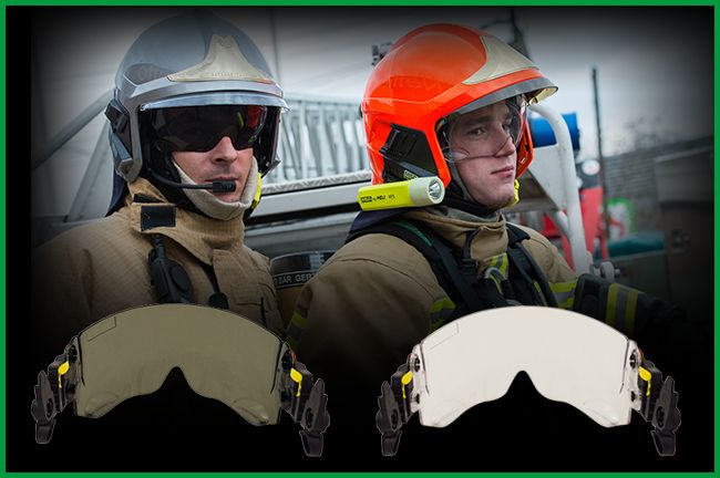 Augenschutz Visiere zu Gallet F1XF Feuerwehrhelm