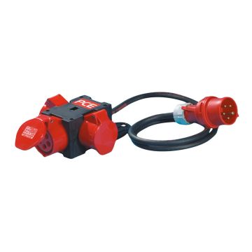 Mobiler Kunststoff – Verteiler Cee 16 A 400 Volt