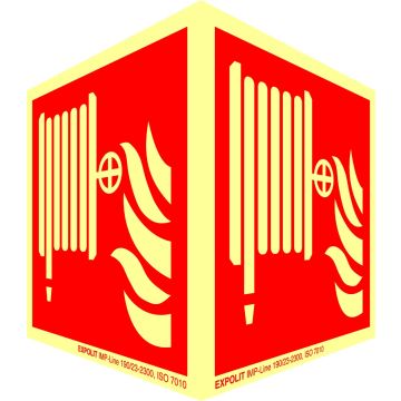 Panneau d'angle poste incendie 
