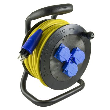 Kabelrollen Hartgummi Typ 502 Mit Thermoschutz