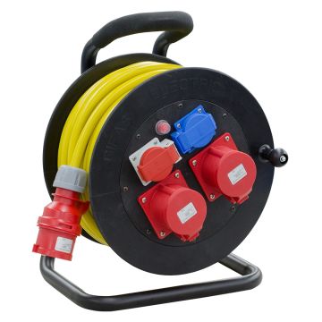 Kabelrollen Hartgummi Typ 502 Mit Thermoschutz