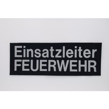 Rückenbeschriftung zweizeilig positiv