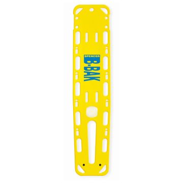 Spencer Spineboard B-Bak mit Pins gelb