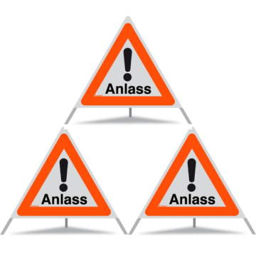 Triopan Faltsignal Anlass