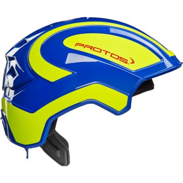 Casque de protection Pfanner Protos Integral Climber (bleu/jaune)