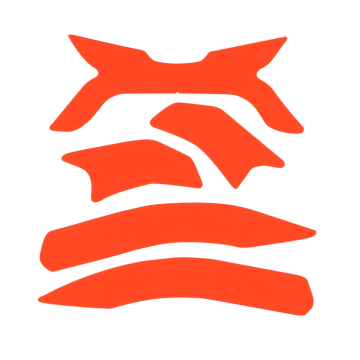 Autocollant rouge