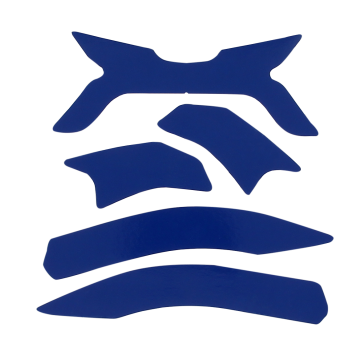 Autocollant bleu