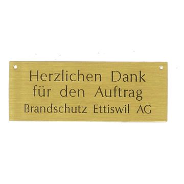 Messingplatte