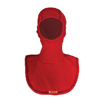Cagoule ignifuge à 2 couches, rouge