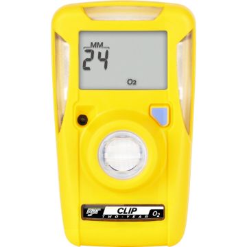 Détecteur monogaz oxygène BW Clip, 24 mois