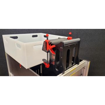 Dispositif de sortie pour tuyaux en PE Rollcon