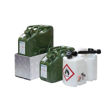 Lagerung für Benzinkanister (10l / 20l) oder Kombi-Kanister