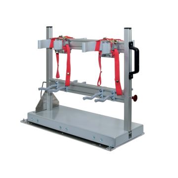 Lagerung für 4 PA - Einflaschengeräte / Stahlflasche