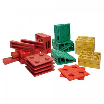 MULTIBLOX SET 1 Unterbaumaterial für Feuerwehren - im Kunststoffkasten