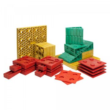 MULTIBLOX SET 2 Unterbaumaterial für Feuerwehren - im Kunststoffkasten