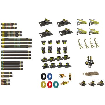 Set conteneur sur roulettes PARATECH