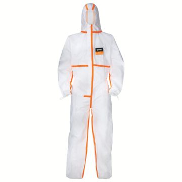 Combinaison de protection jetable uvex 4B blanche/orange
