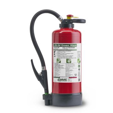 9L Lithium-Feuerlöscher geprüft für 600 Wh