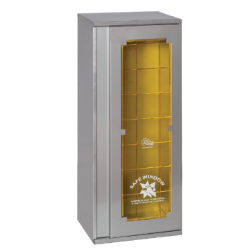 Armoire de protection en acier inoxydable pour extincteurs de 12 kg/5 kg de CO₂
