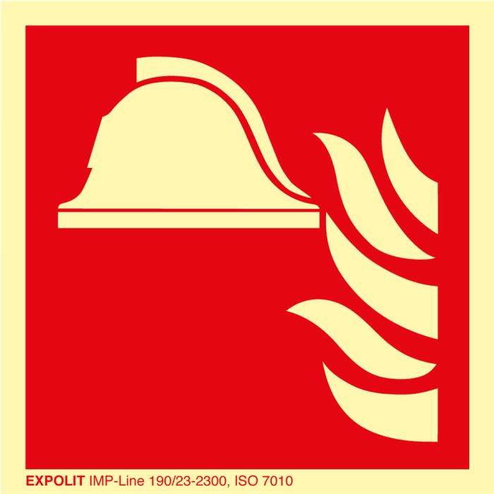 Panneau produits/appareils d'extinction ISO 7010