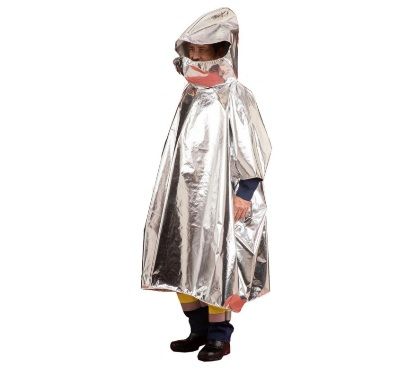 Poncho feu forêt type Var avec sacoche