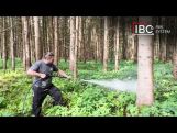 Remorque d’extinction IBC pour feux de forêts, 2000 litres