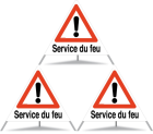 Triopan Faltsignal Service du feu