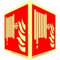 Panneau d'angle poste incendie 
