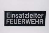 Rückenbeschriftung zweizeilig positiv