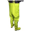 Wathose Hi-Vis mit S5 Sicherheitsstiefel