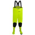 Wathose Hi-Vis mit S5 Sicherheitsstiefel