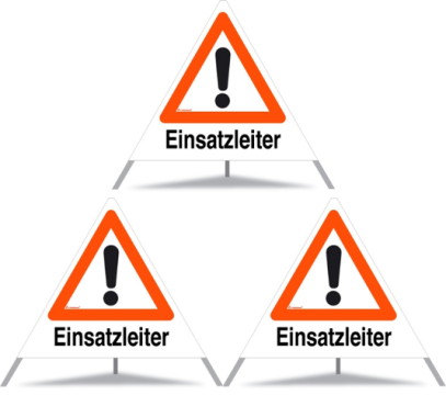 Triopan Faltsignal Einsatzleiter