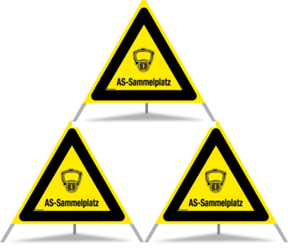 Panneau de signalisation pliable Triopan