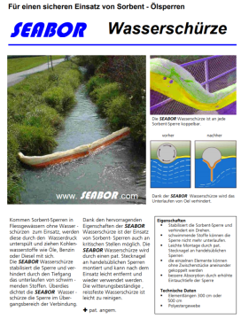 Barrage anti-hydrocarbures Seabor