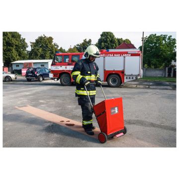Chariot d'épandage pliable