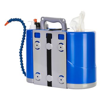 Station mobile d'hygiène des mains ShoulderSink complète