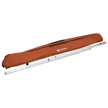 Ensemble de supports pour paroi de protection visuelle, 150 x 20 cm