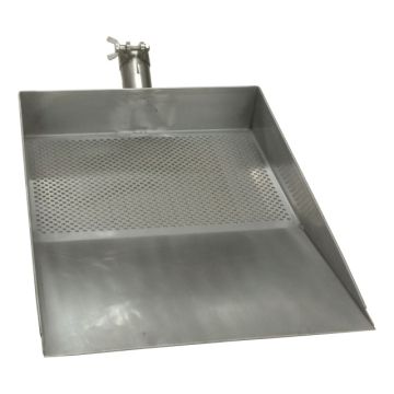 Pelle pour absorbants, en tôle perforée