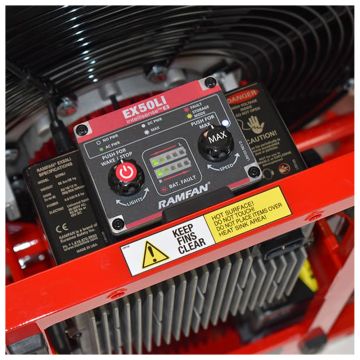 Ramfan Akku-Hochleistungslüfter mit Elektromotor EX50Li 40V
