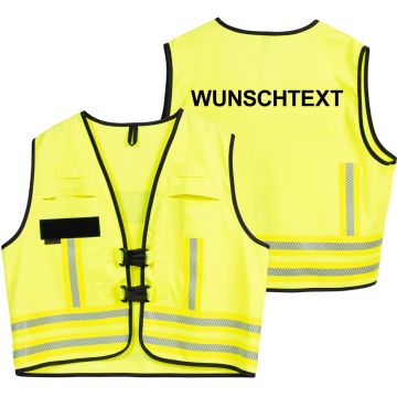 Kennzeichnungsweste BASIC 3.0, mit individuellem Aufdruck