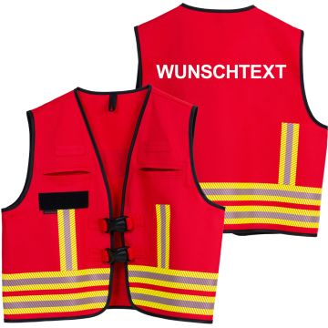 Kennzeichnungsweste BASIC 3.0, mit individuellem Aufdruck