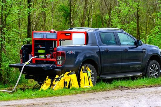 IBC-Feuerwehr 500 Liter, 230bar PickUp Version 