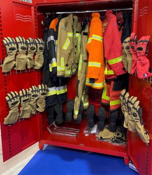 Trocknungs-, Desinfektions- und Dekontaminationslösung für Feuerwehren