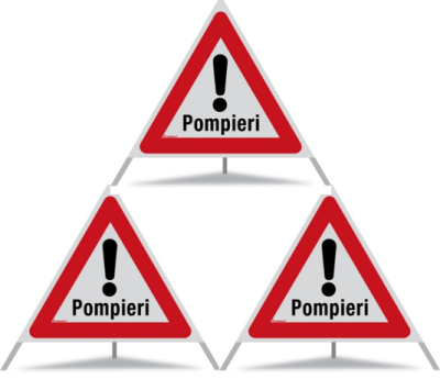 Triopan Faltsignal Pompieri