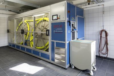 Installation d'entretien SPZ-K pour tuyaux Bockermann