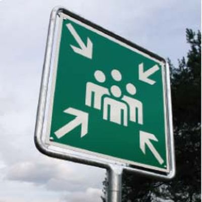 Sammelstellenkennzeichnung, Set "rohrrahmen
