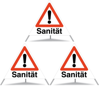 Triopan Faltsignal Sanität
