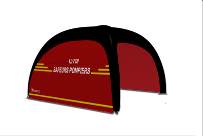 Tente d'intervention X GLOO 'Sapeurs-pompiers 118'