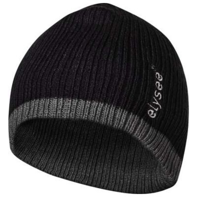 Bonnet Feldtmann, Thinsulate, noir/gris