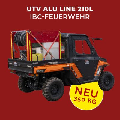 Système d’extinction IBC UTV pour sapeurs-pompiers, version 210 litres